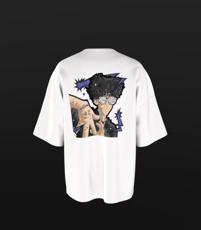 Electric Pulse” Oversized Graphic Tee