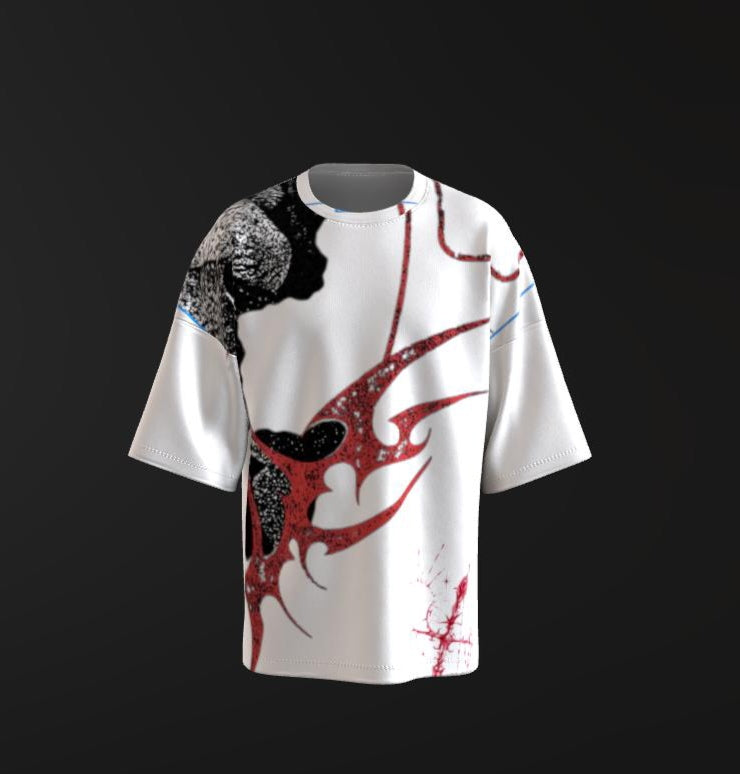 Electric Pulse” Oversized Graphic Tee